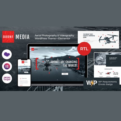 Drone Media | Aerial Photography & Videography WordPress Theme