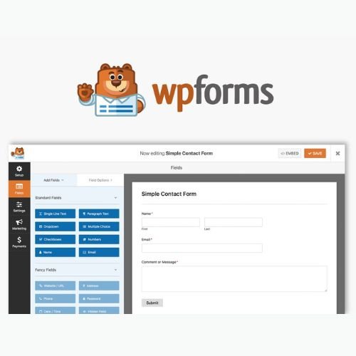 WPForms Pro – Drag & Drop WordPress Form Builder